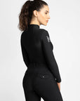 Long Sleeve Base Layer - Black/Silver