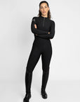 Long Sleeve Base Layer - Black/Silver