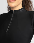 Long Sleeve Base Layer - Black/Silver