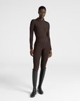 Outline Leggings - Chocolate