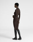 Outline Leggings - Chocolate