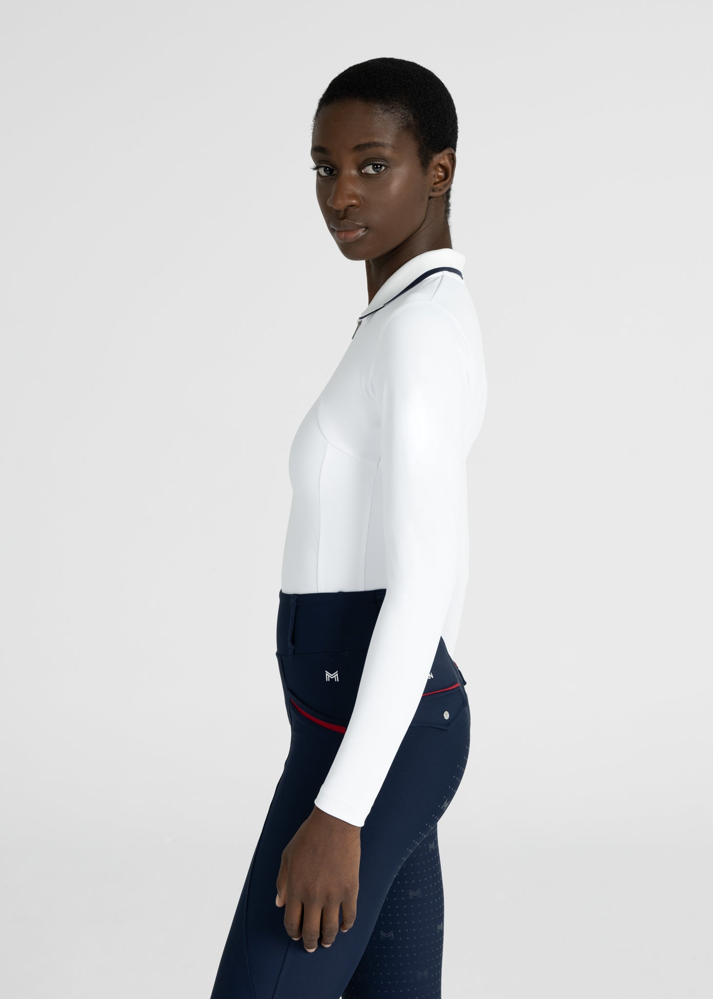 Concept Polo Long Sleeve - White