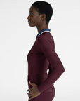 Concept Polo Long Sleeve - Burgundy
