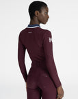 Concept Polo Long Sleeve - Burgundy