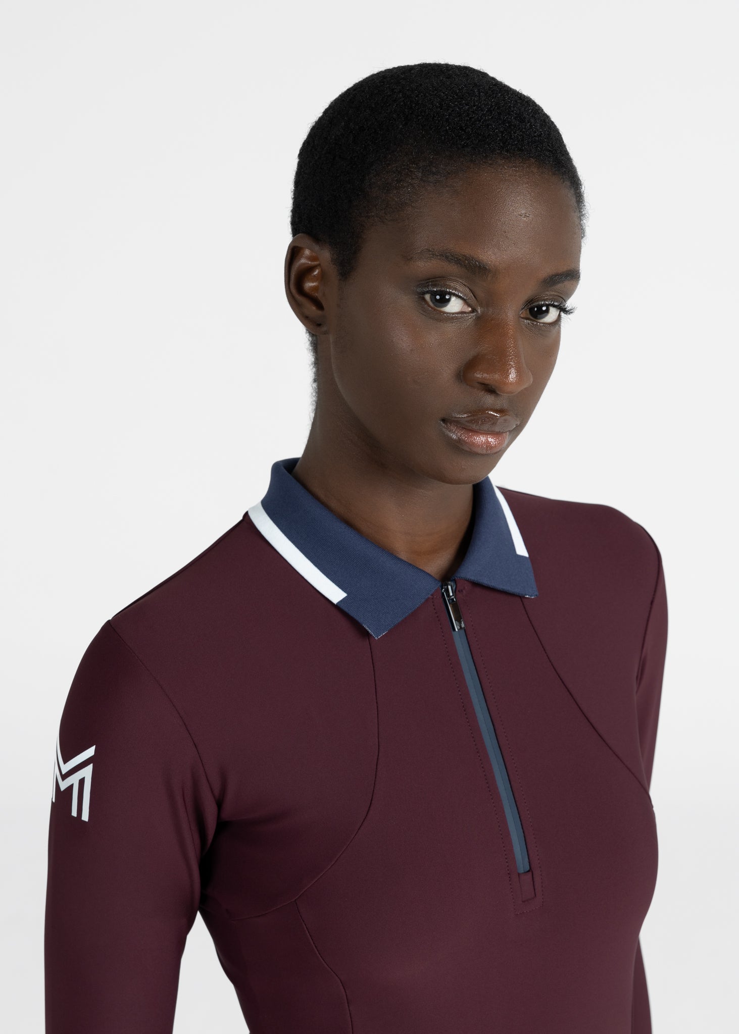 Concept Polo Long Sleeve - Burgundy
