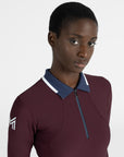 Concept Polo Long Sleeve - Burgundy