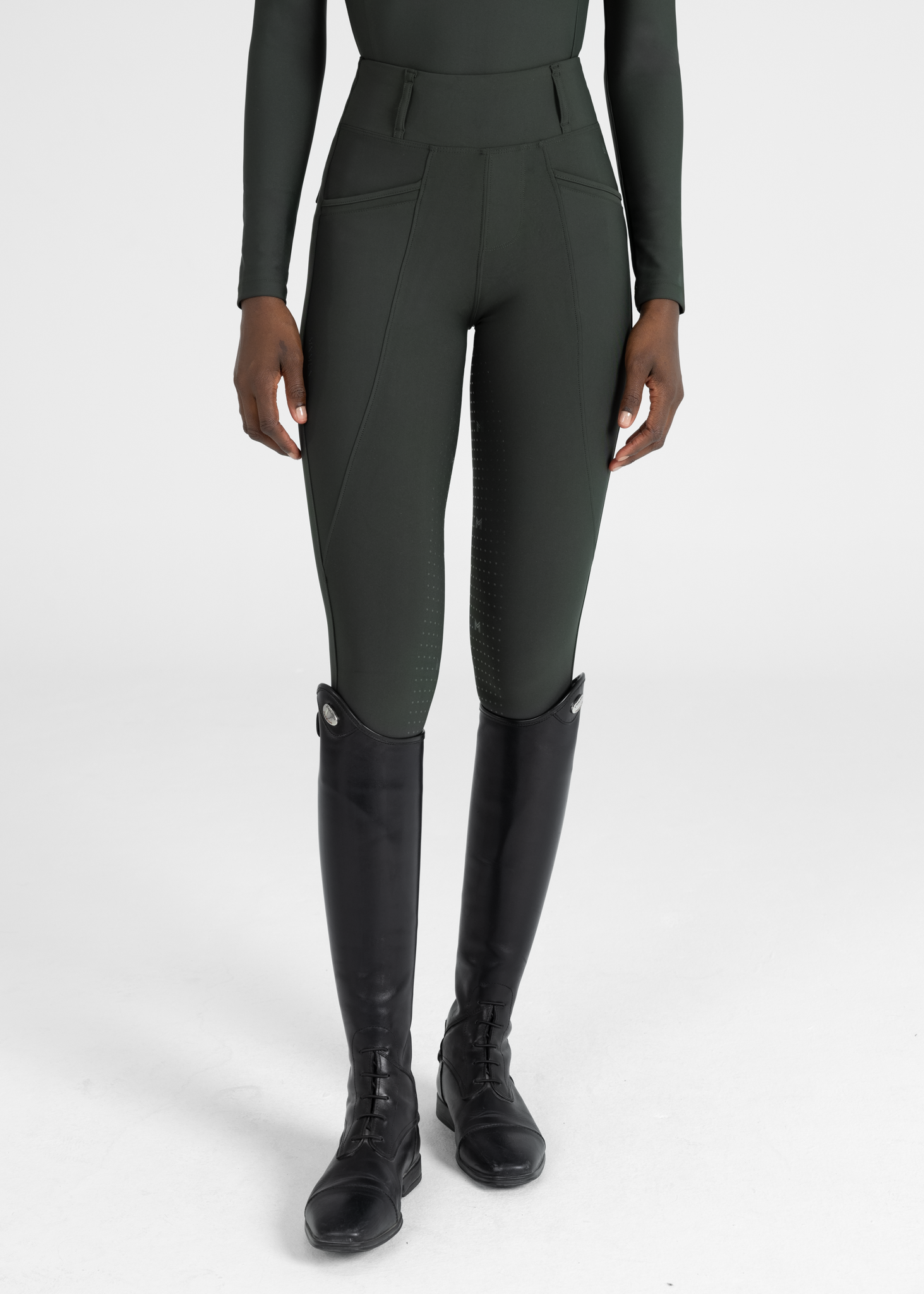 Pro Riding Leggings - Hunter Green