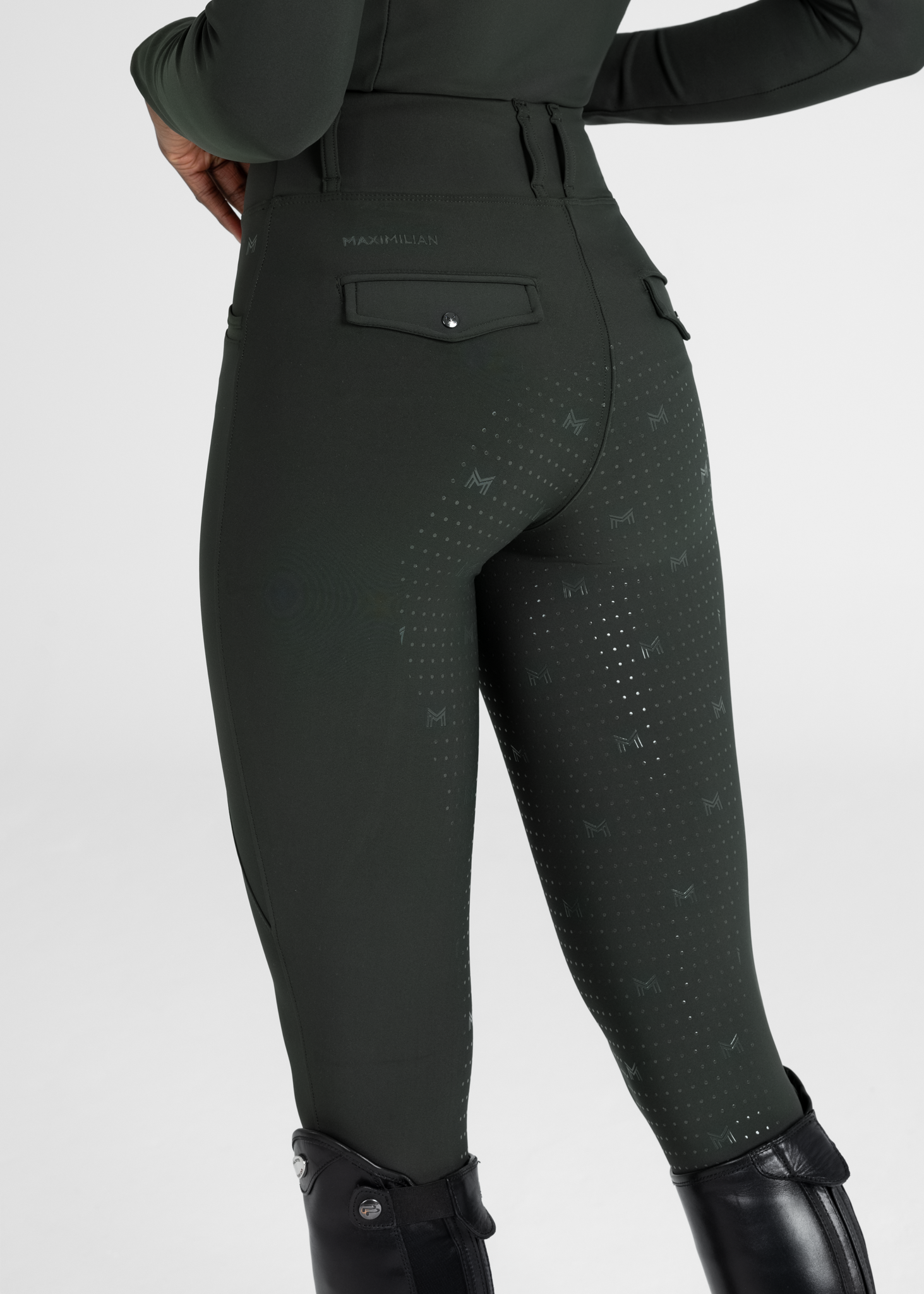 Pro Riding Leggings - Hunter Green
