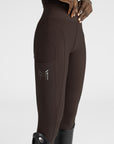 Outline Leggings - Chocolate