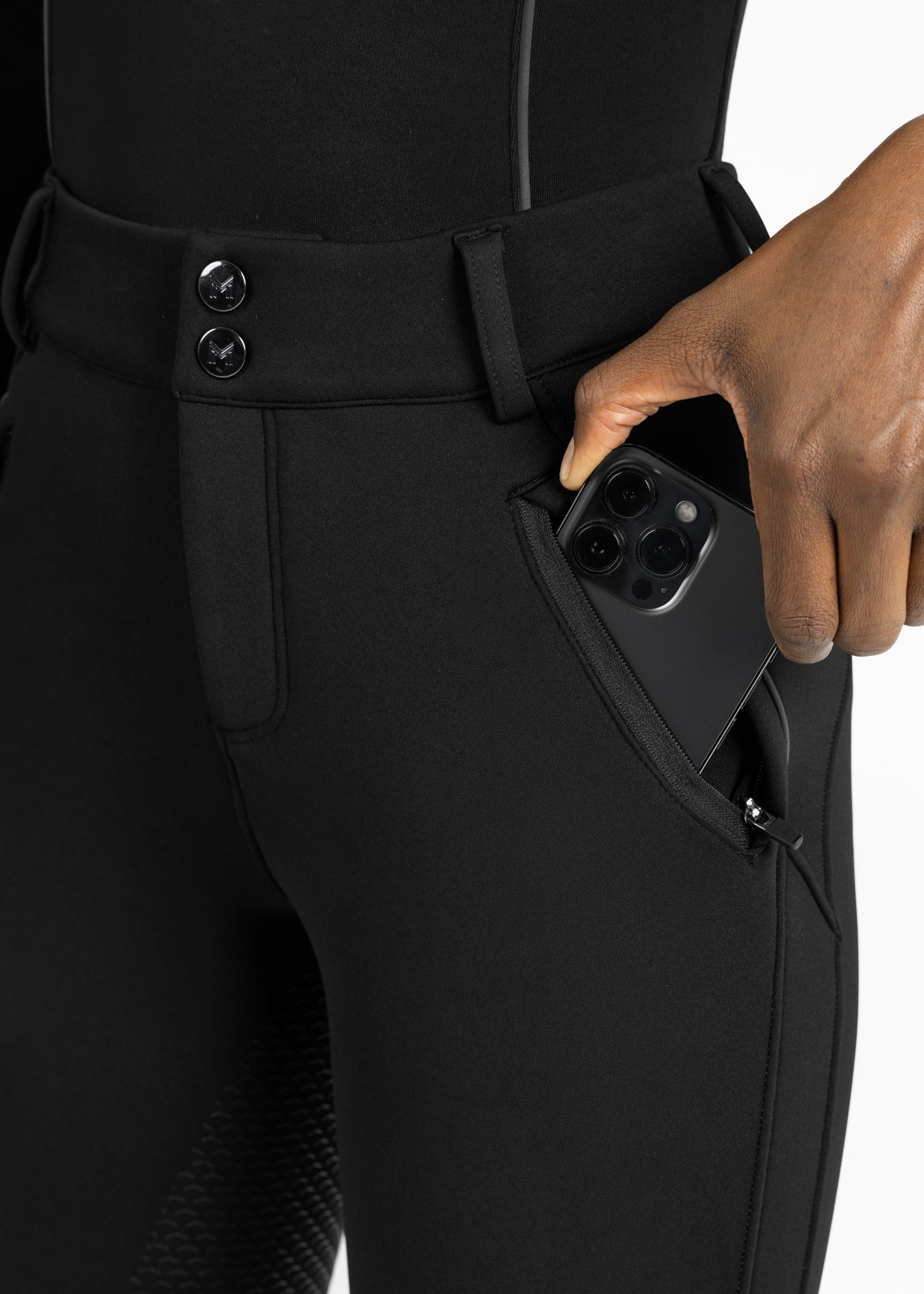 Arctic Fleeced Breeches - Black