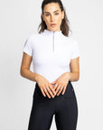 Short Sleeve Base Layer - White/Silver