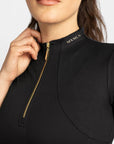 Short Sleeve Base Layer - Black/Gold