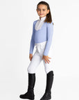 Young Riders - Long Sleeve Sienna Show Shirt - Iris Blue