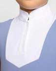 Young Riders Short Sleeve Sienna Show Shirt - Iris Blue