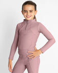Young Riders - Long Sleeve Base Layer - Rose Taupe