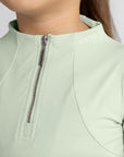 Young Riders - Long Sleeve Base Layer - Sage Green