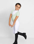 Young Riders Short Sleeve Sienna Show Shirt - Sage Green
