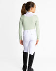 Young Riders - Long Sleeve Sienna Show Shirt - Sage Green