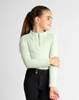 Young Riders - Long Sleeve Base Layer - Sage Green