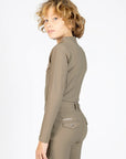 Young Riders - Long Sleeve Base Layer - Nougat
