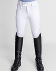 Young Riders - Reflection Breeches - White