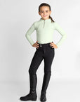 Young Riders - Long Sleeve Base Layer - Sage Green