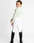 Young Riders - Long Sleeve Sienna Show Shirt - Sage Green