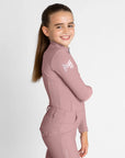Young Riders - Long Sleeve Base Layer - Rose Taupe