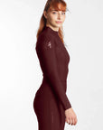 Long Sleeve Base Layer - Burgundy
