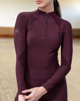 Long Sleeve Frame Base Layer - Burgundy