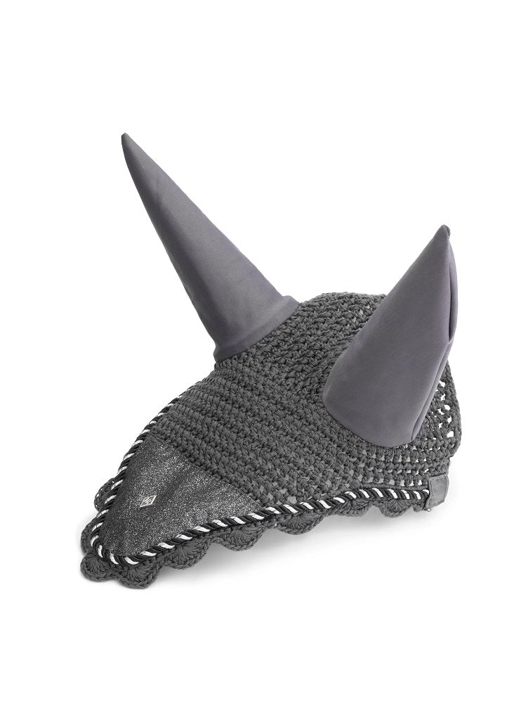 Ear Bonnet - Glitter Grey