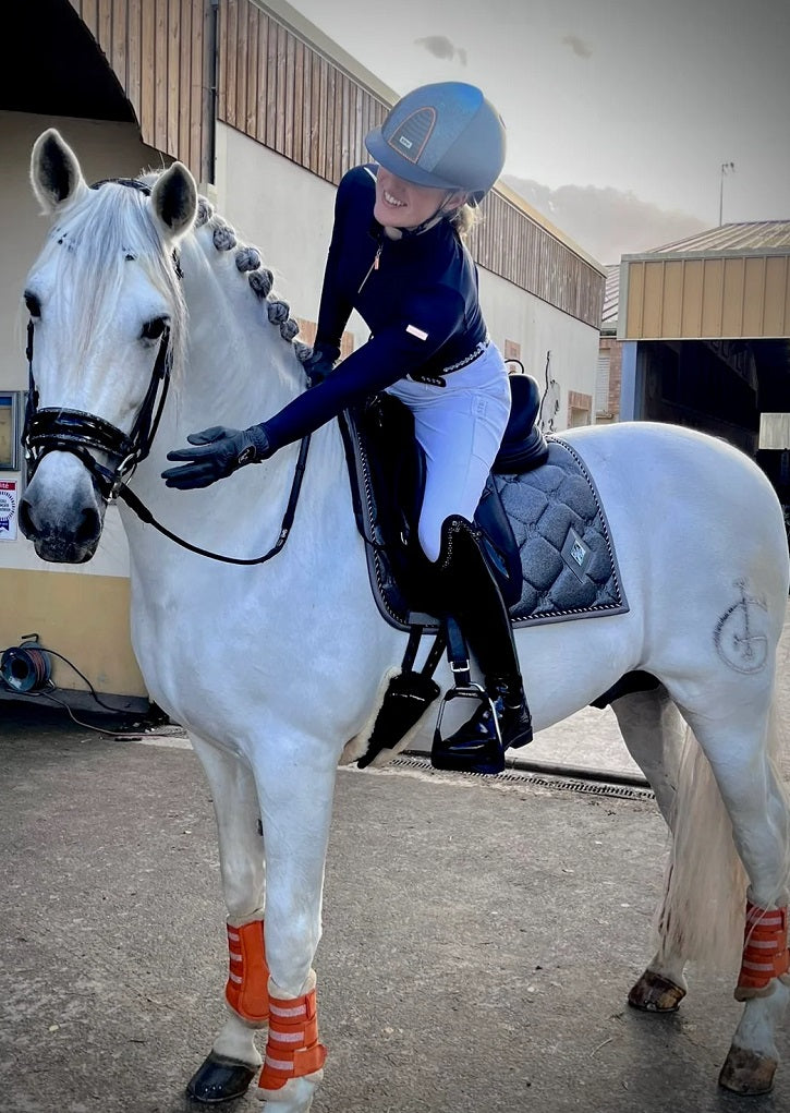 Saddle Pad - Charmer Glitter Grey