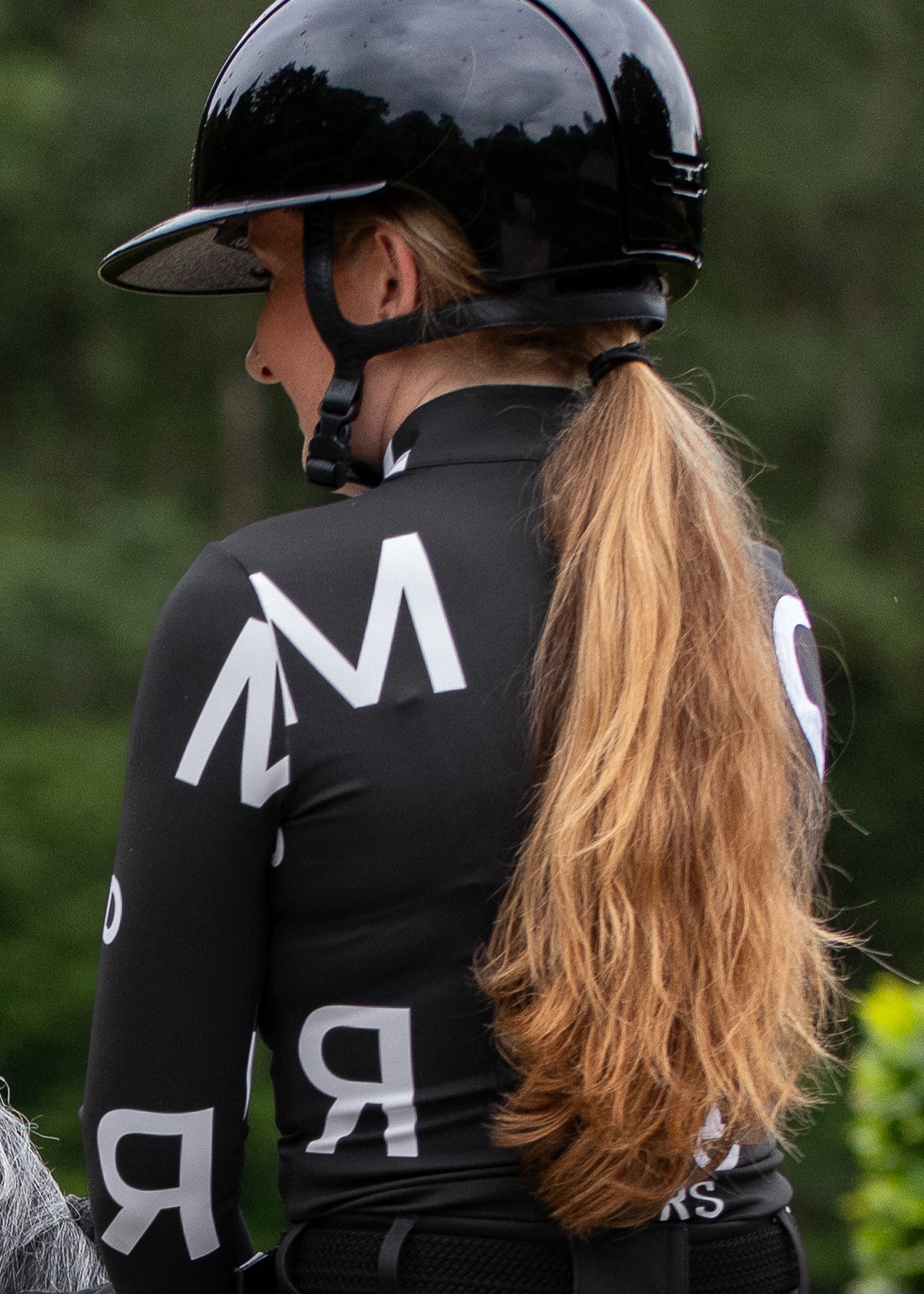 Long Sleeve Base Layer - Black/White Logo