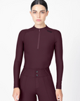 Origin Long Sleeve Base Layer - Burgundy