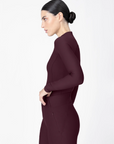 Origin Long Sleeve Base Layer - Burgundy