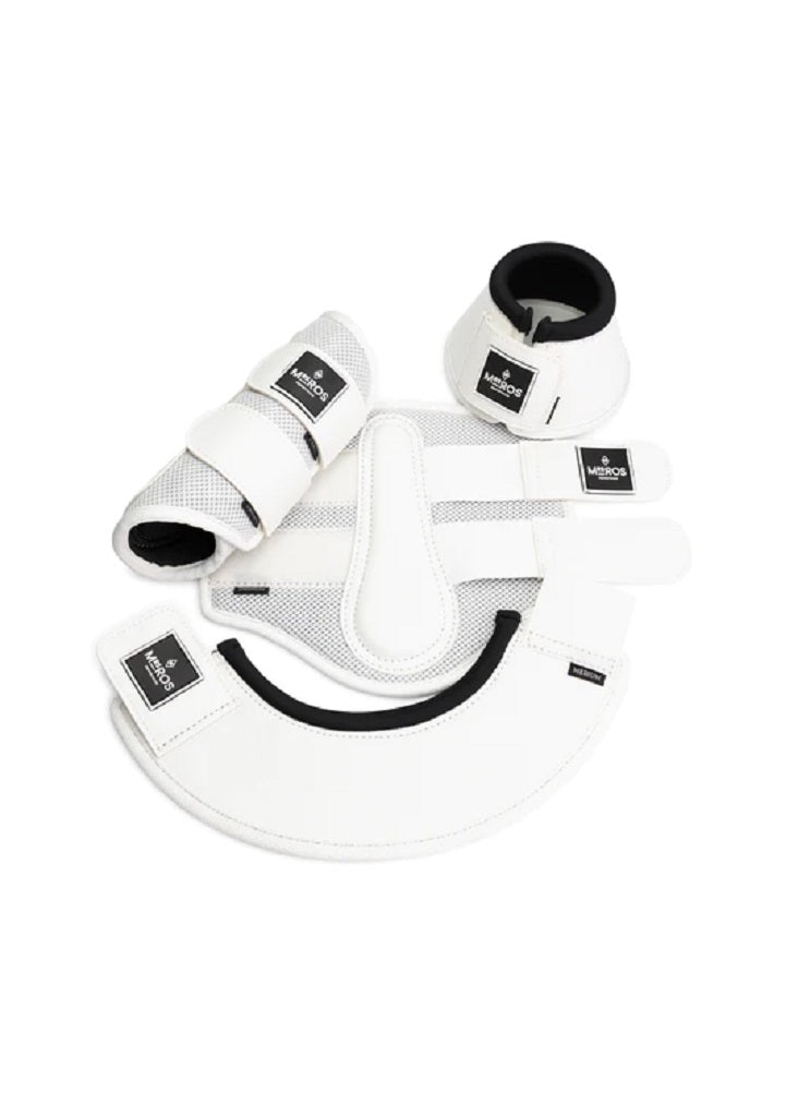 Neoprene & Mesh Bell Boots - White