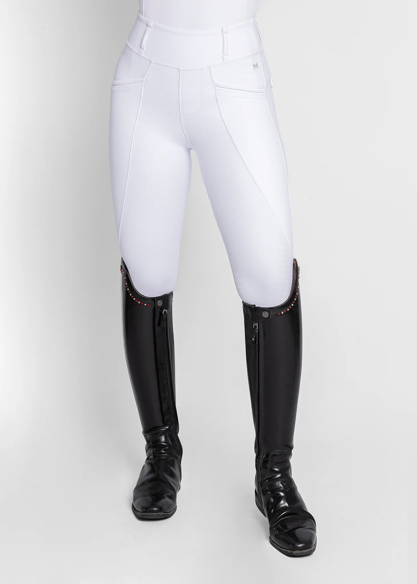 Pro Riding Leggings - White