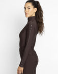 Long Sleeve Reflection Base Layer - Chocolate