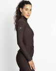 Long Sleeve Reflection Base Layer - Chocolate