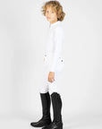 Young Riders - Performance Breeches - White