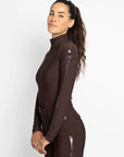 Long Sleeve Reflection Base Layer - Chocolate