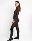 Long Sleeve Reflection Base Layer - Chocolate