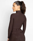 Long Sleeve Reflection Base Layer - Chocolate