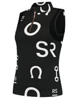 Sleeveless Base Layer - Black/White Logo