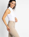 Sleeveless Base Layer - White/Gold