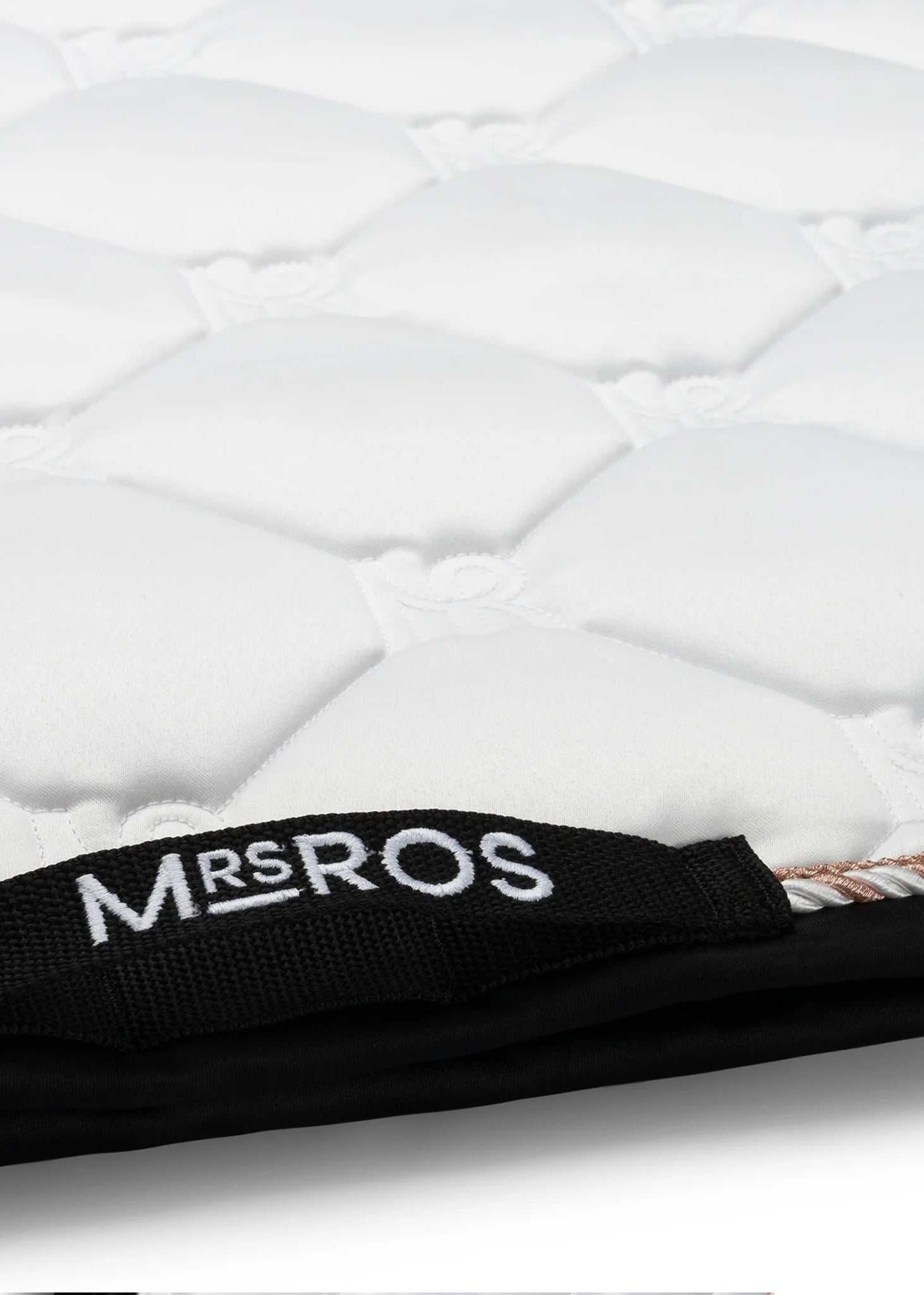 Saddle Pad - Charmer White/Rose