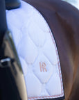 Saddle Pad - Charmer White/Rose