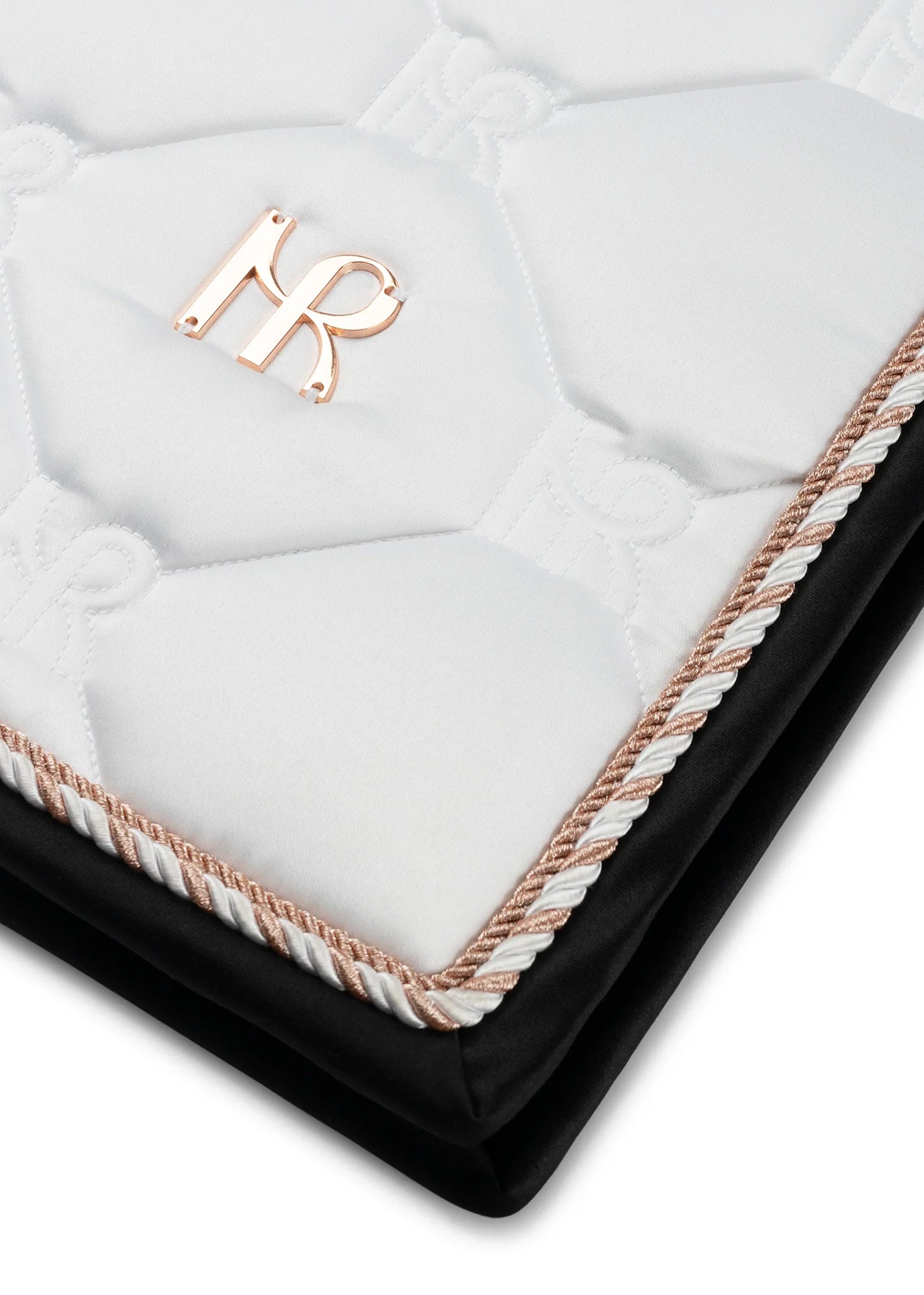 Saddle Pad - Charmer White/Rose