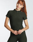 Short Sleeve Base Layer - Hunter Green