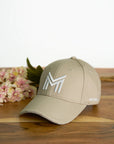 Cap - Beige/White